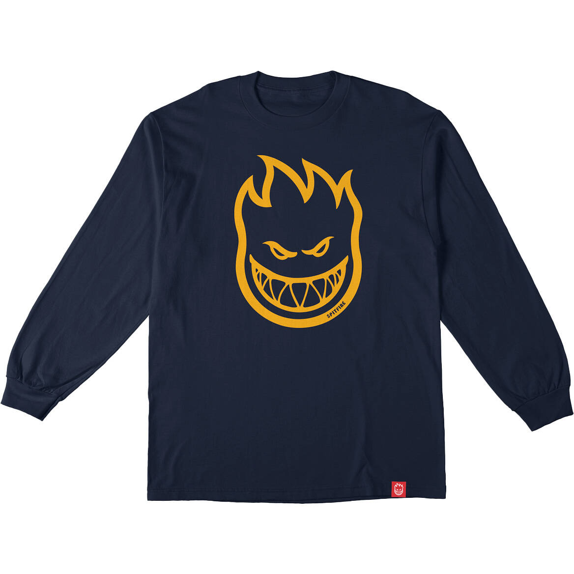 Spitfire Bighead L/S T Shirt - Navy