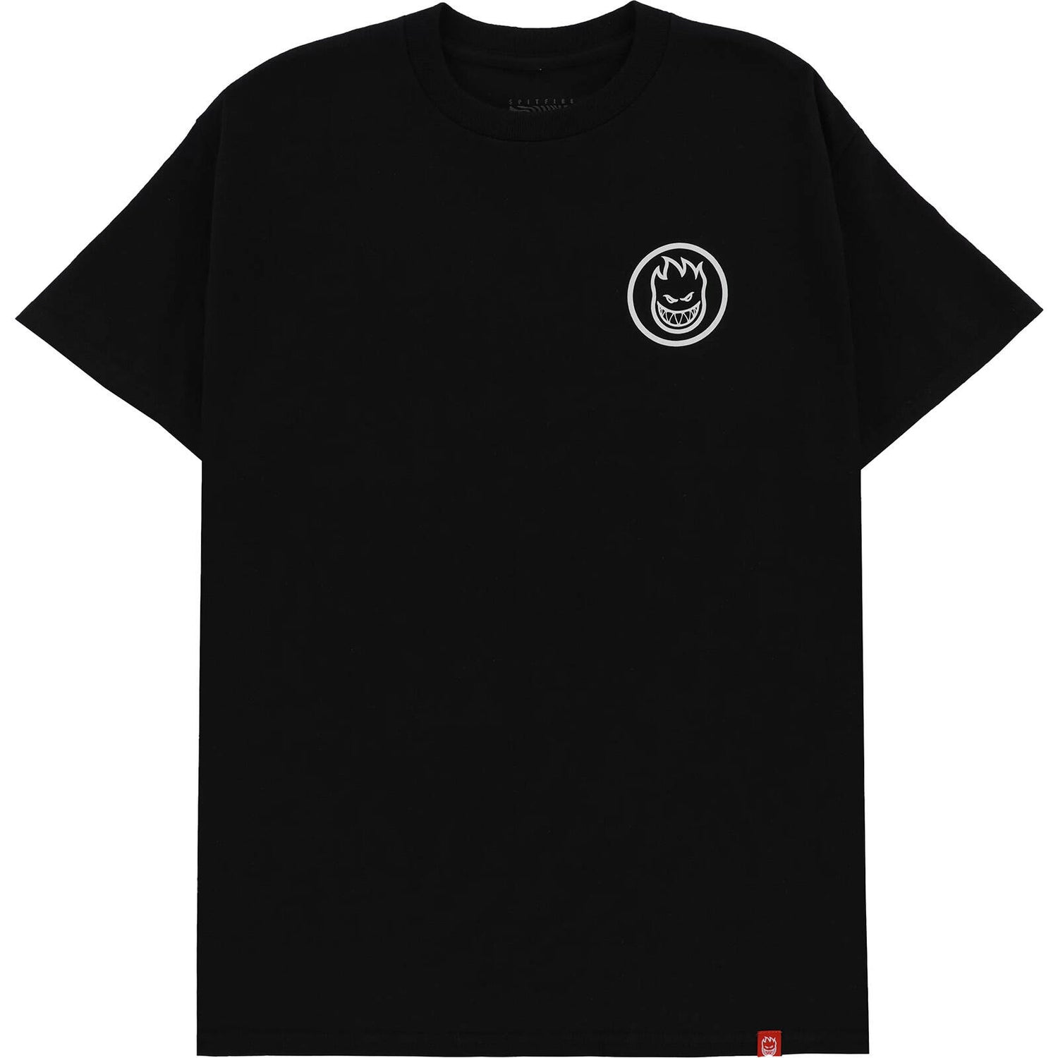 Spitfire Classic Swirl T Shirt - Black
