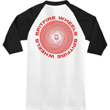Spitfire Classic Vortex T Shirt - White/Black