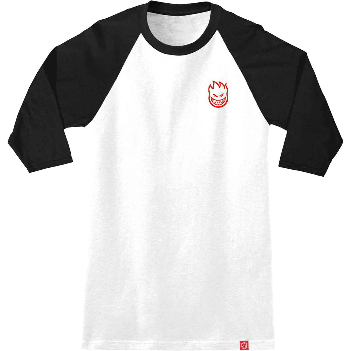 Spitfire Classic Vortex T Shirt - White/Black