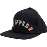Spitfire Old E Arch Strapback Cap - Black/Red/Green