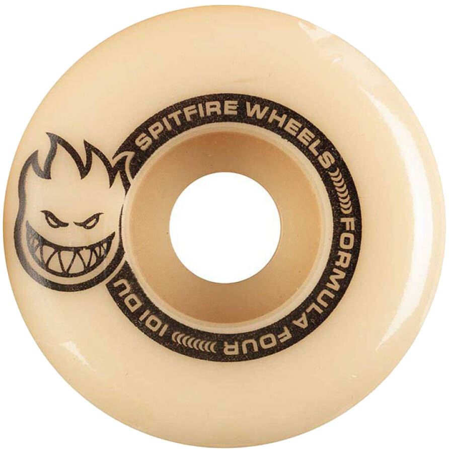 Spitfire Formula Four Lil' Smokies Classic 101 Skateboard Wheels - Natural 50mm (Pack of 4)
