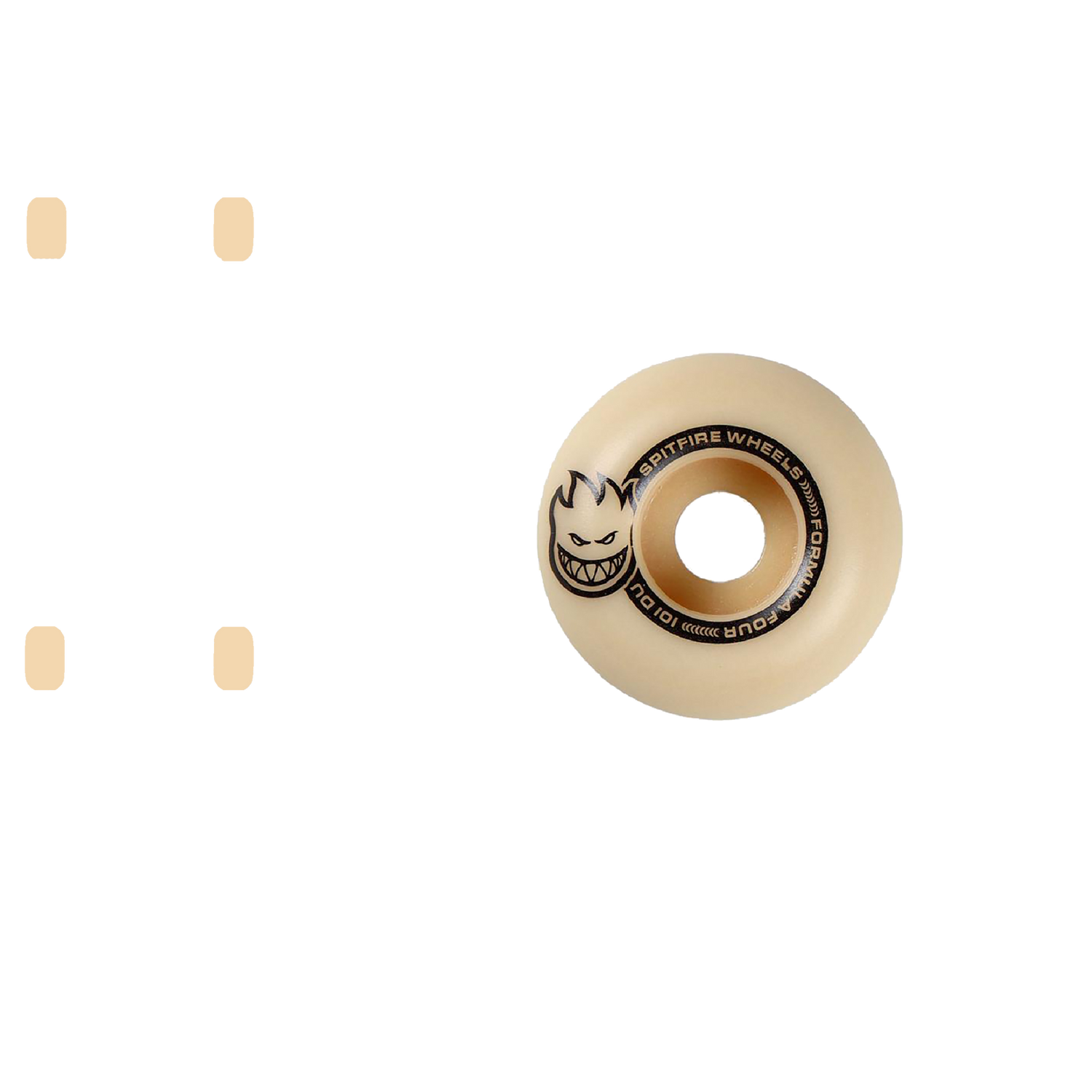 Spitfire Formula Four Lil' Smokies Tablet 99 Skateboard Wheels - Natural 50mm (Pack of 4)