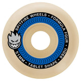Spitfire Formula Four Tablet 99a Skateboard Wheels - White/Blue 52mm (Pack of 4)