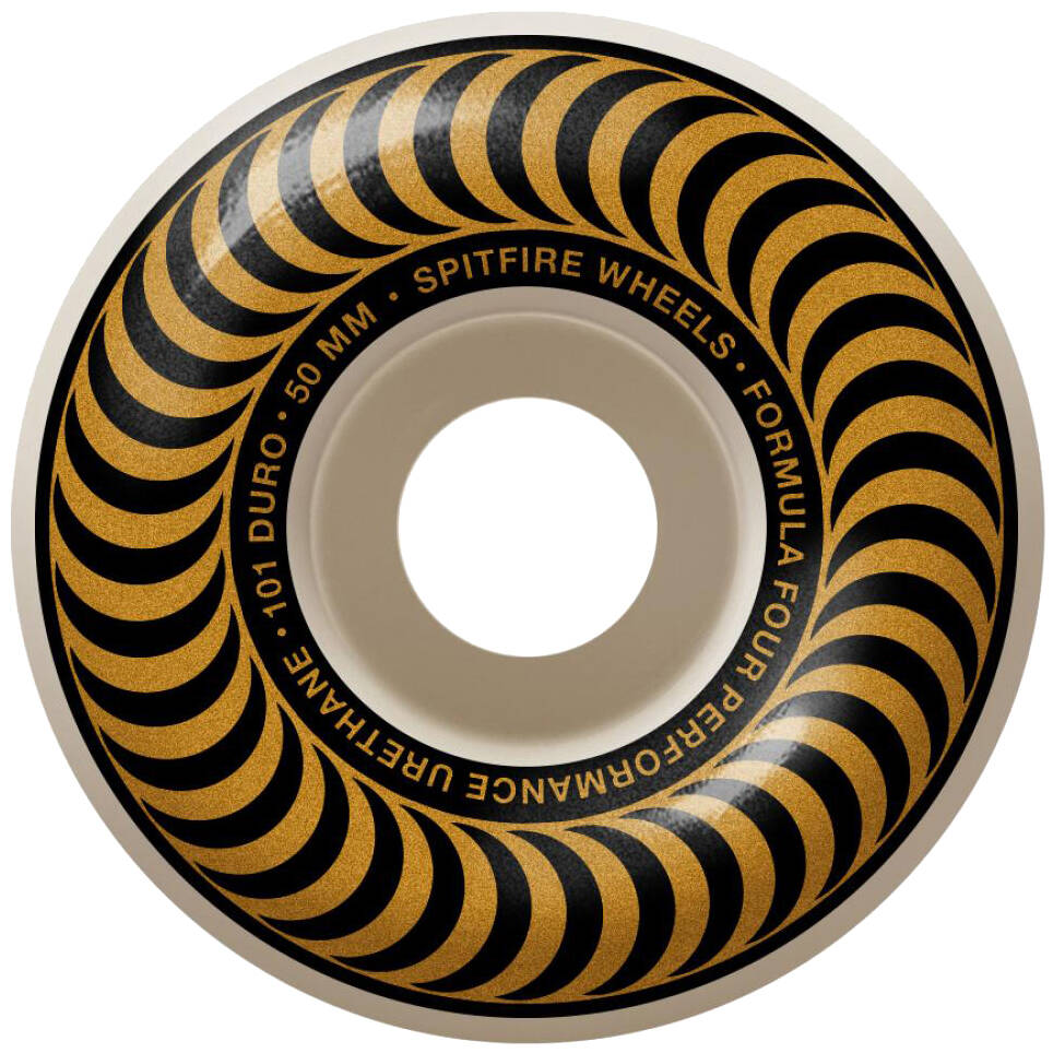 Spitfire Formula Four Classic 101a Skateboard Wheels - Bronze 50mm (Pack of 4)