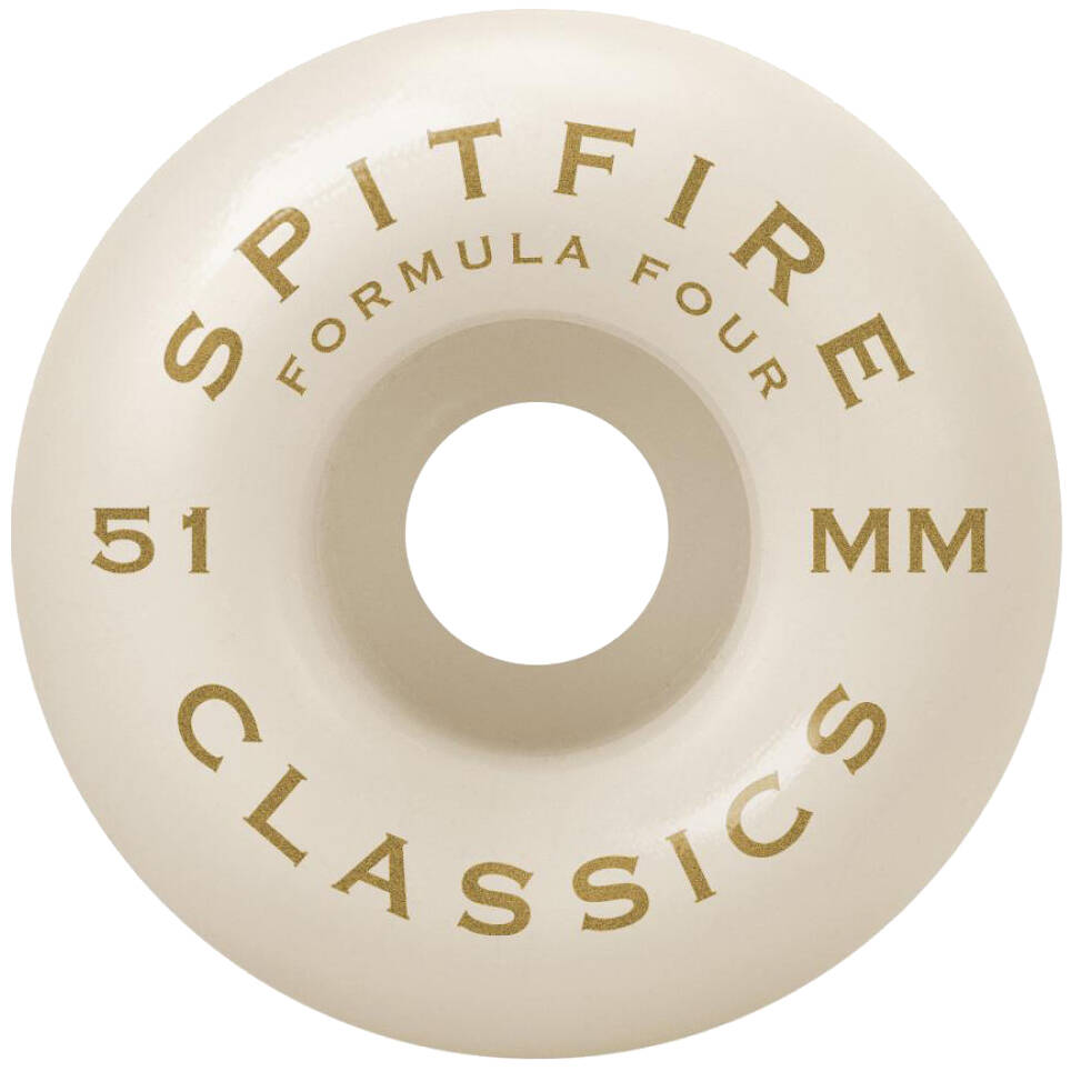 Spitfire Formula Four Classic 101a Skateboard Wheels - Red 51mm (Pack of 4)