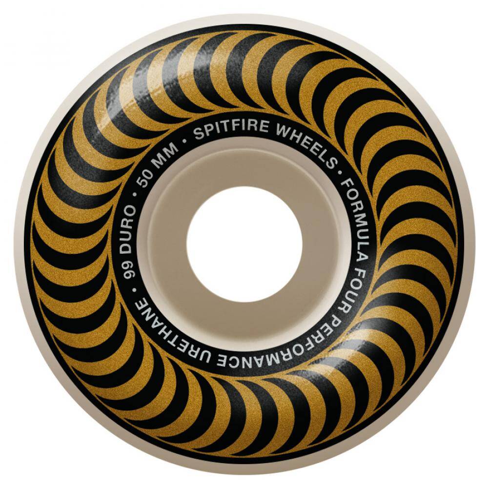 Spitfire Formula Four Classic 99a Skateboard Wheels - Bronze 50mm (Pack of 4)