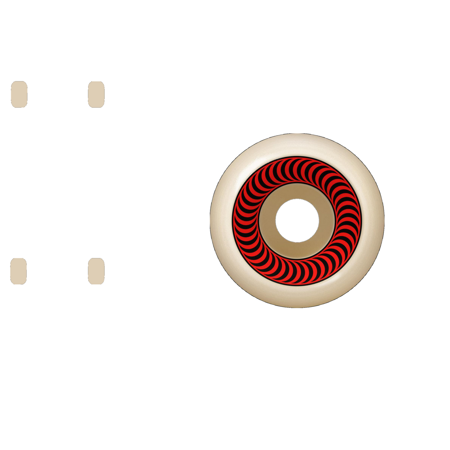 Spitfire OG Classic 99a Skateboard Wheels - Red 60mm (Pack of 4)