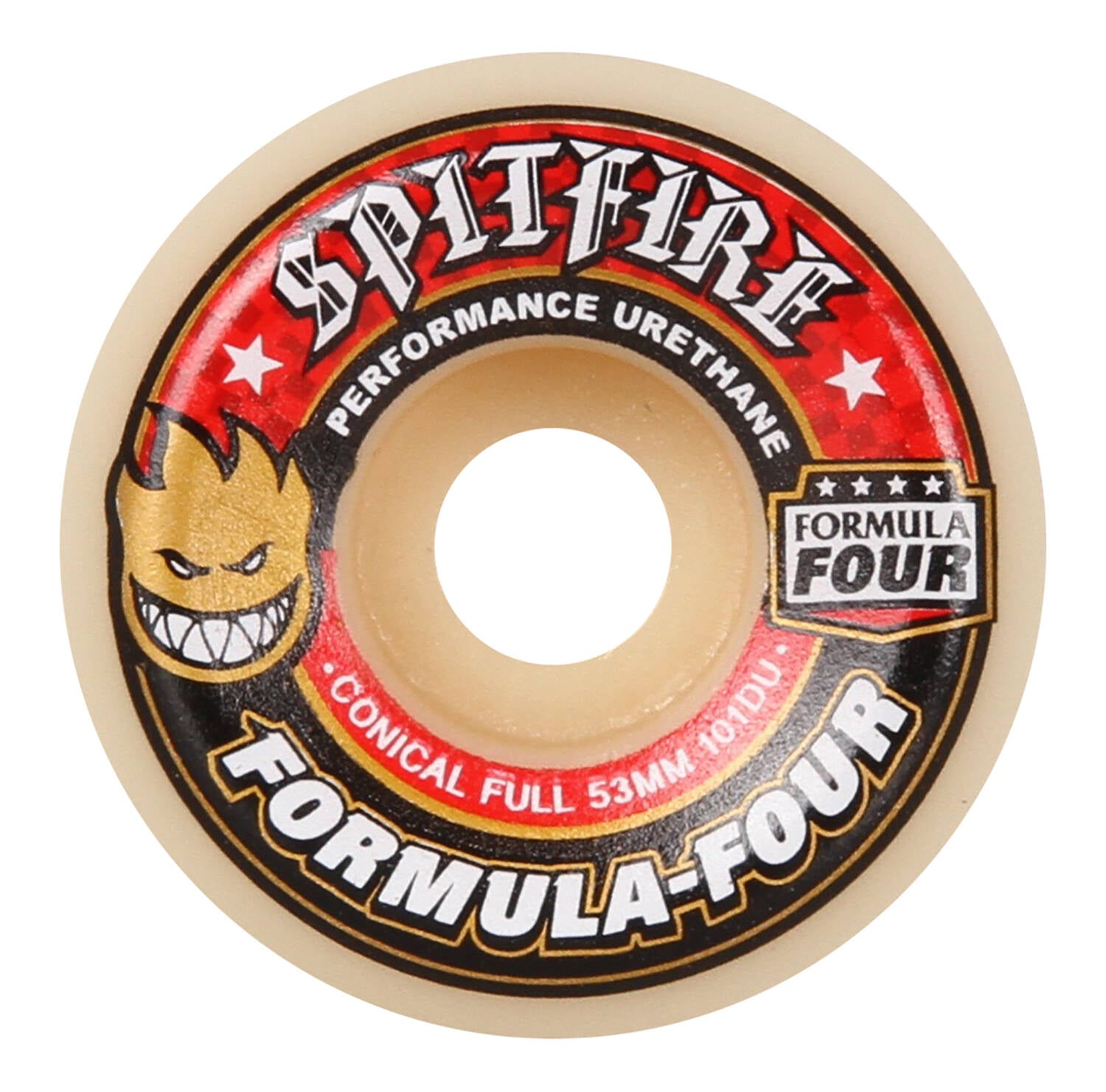 Spitfire Formula Four Conical Fulls 101D Skateboard Wheels 58mm