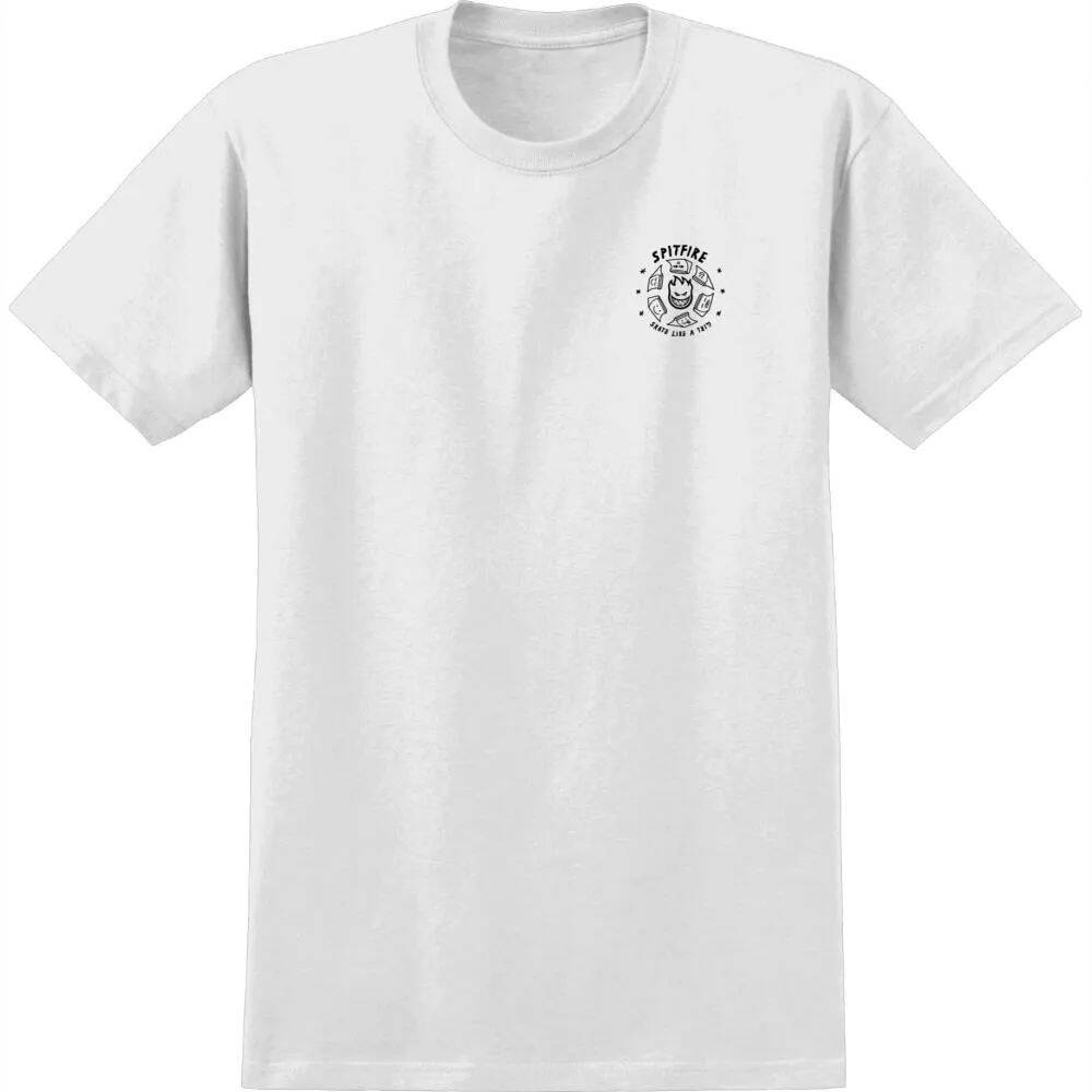 Spitfire Skate Like a Girl T Shirt - White