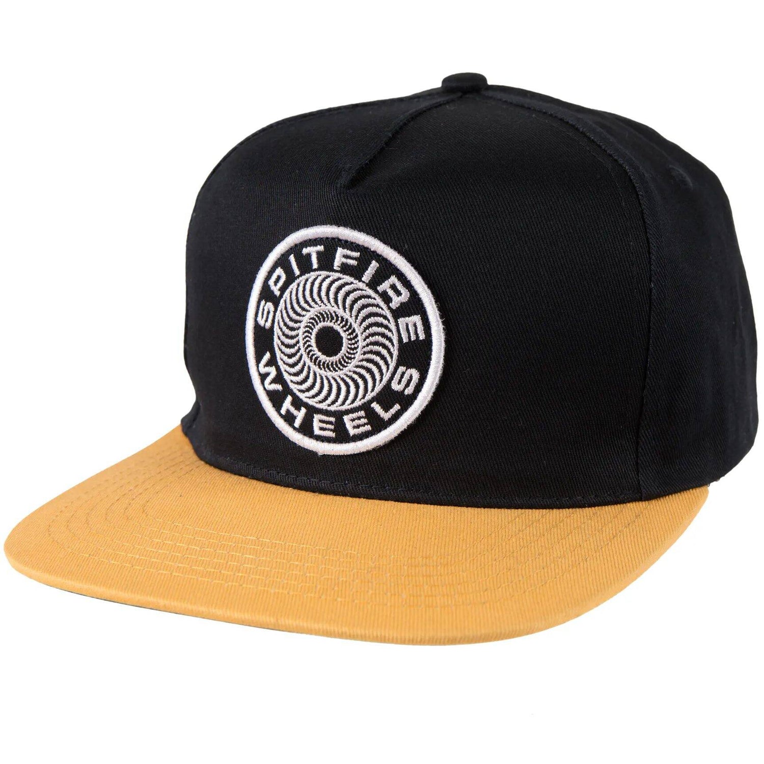 Spitfire Classic 87' Swirl Patch Snapback Cap - Navy/Yellow