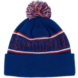 Spitfire Hombre Pom Beanie - Blue/Red/White