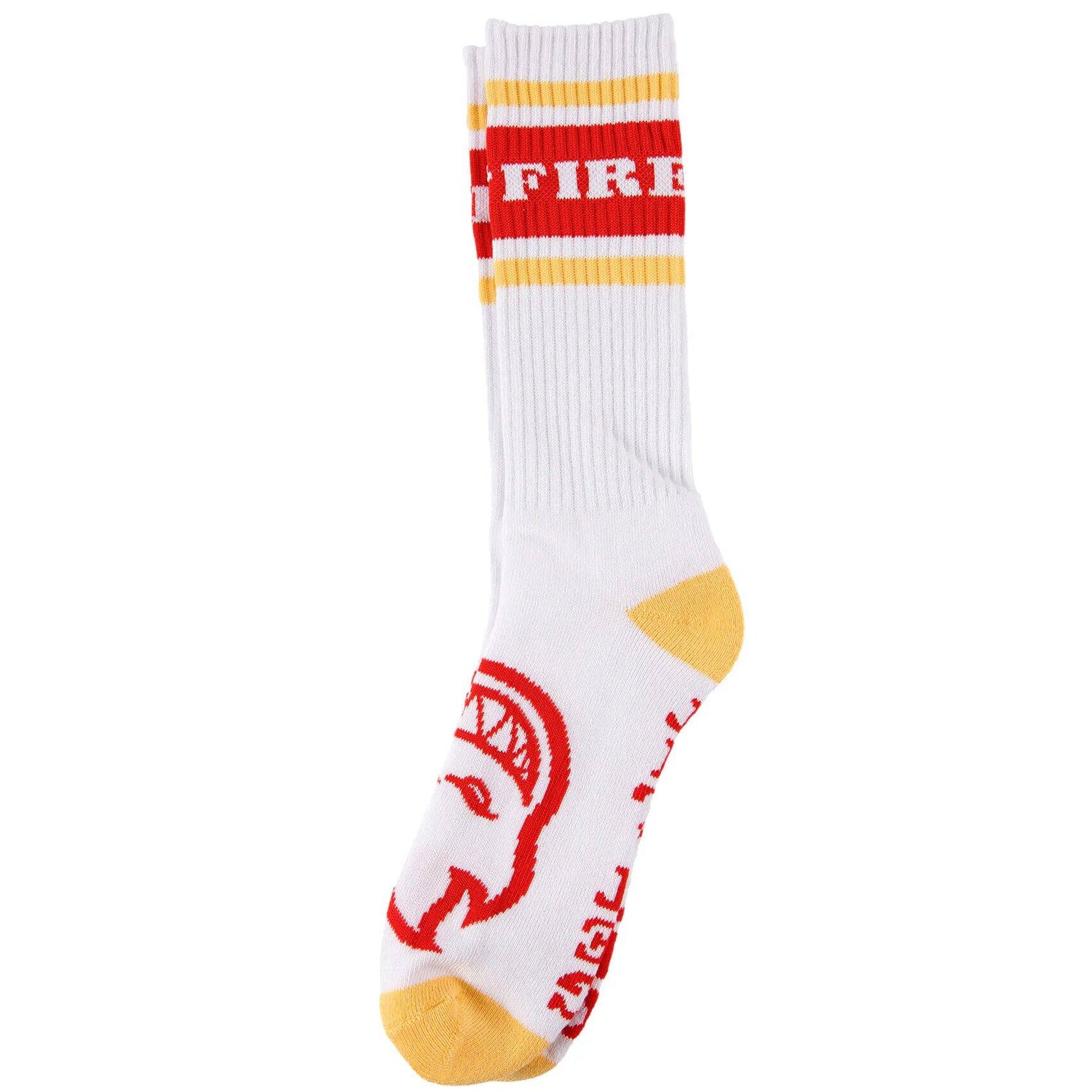 Spitfire OG Classic Socks - White/Yellow/Red