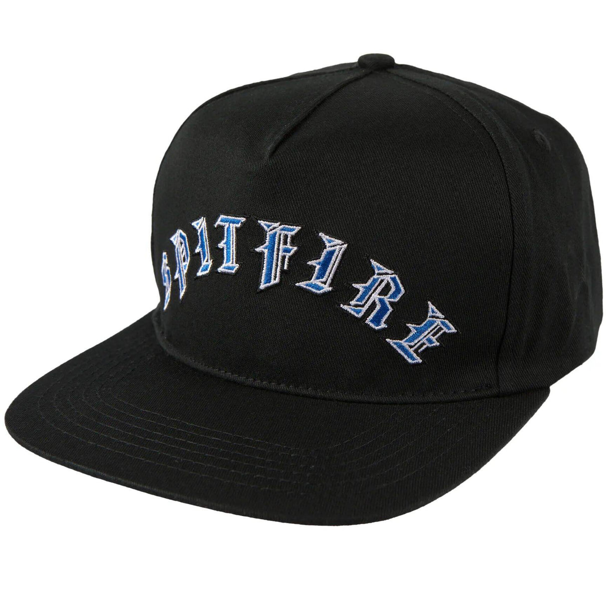 Spitfire Old E Arch Snapback Cap - Black/Blue
