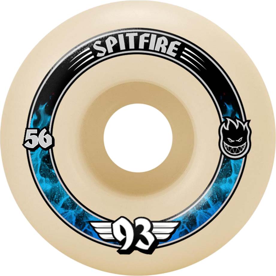 Spitfire Formula Four 93 Radials Skateboard Wheels - White 56mm