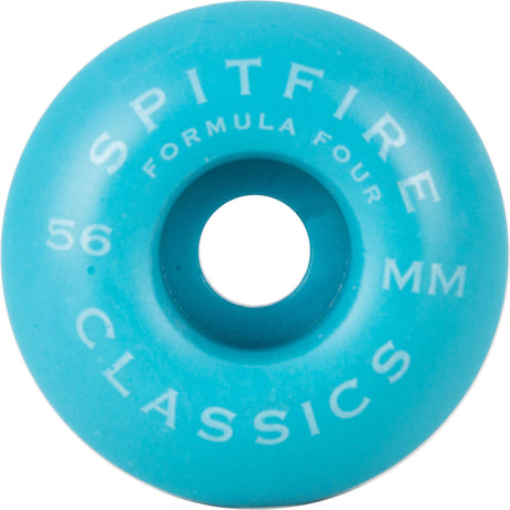 Spitfire Chroma Classic 99DU Skateboard Wheels - Light Blue 56mm (Pack of 4)