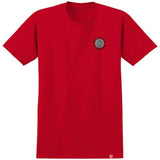 Spitfire Classic 87' Swirl T Shirt - Red/Black/White