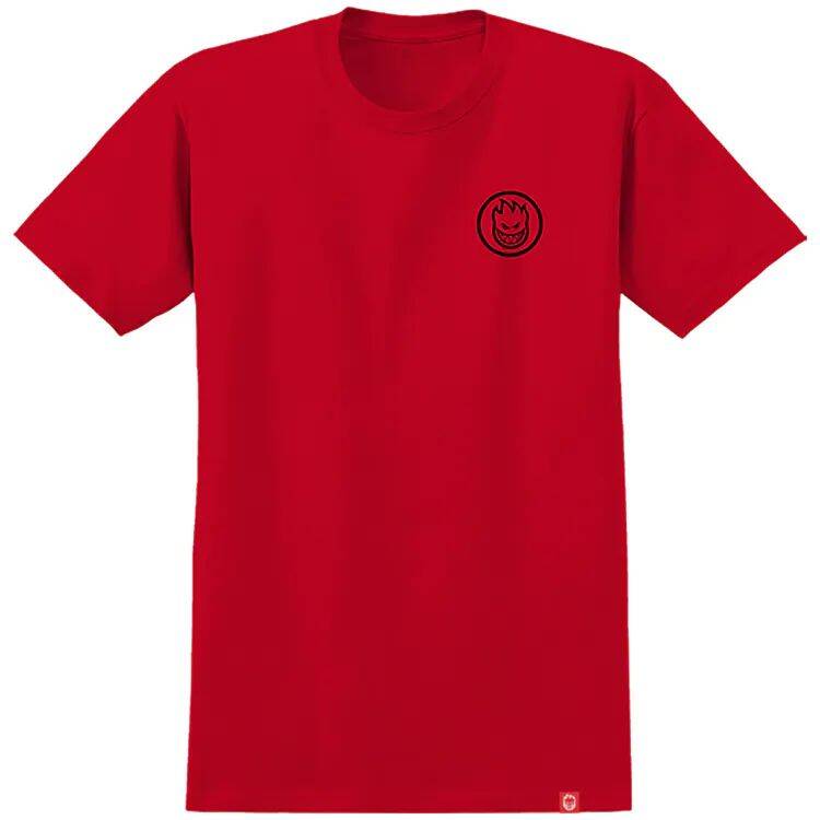Spitfire Classic Swirl Youth T Shirt - Red/Black