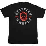 Spitfire Bighead Classic Pocket T Shirt - Black/Red/Grey