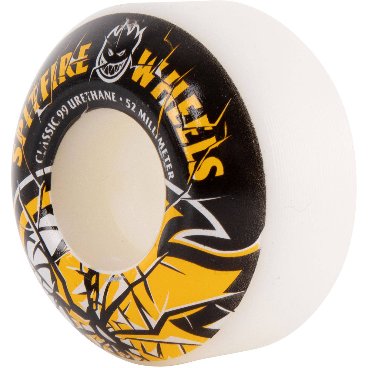 Spitfire Bighead Shattered 99 Skateboard Wheels - White 52mm