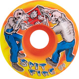 Spitfire Firefight Classics 99 Skateboard Wheels - Yellow/Orange 54mm