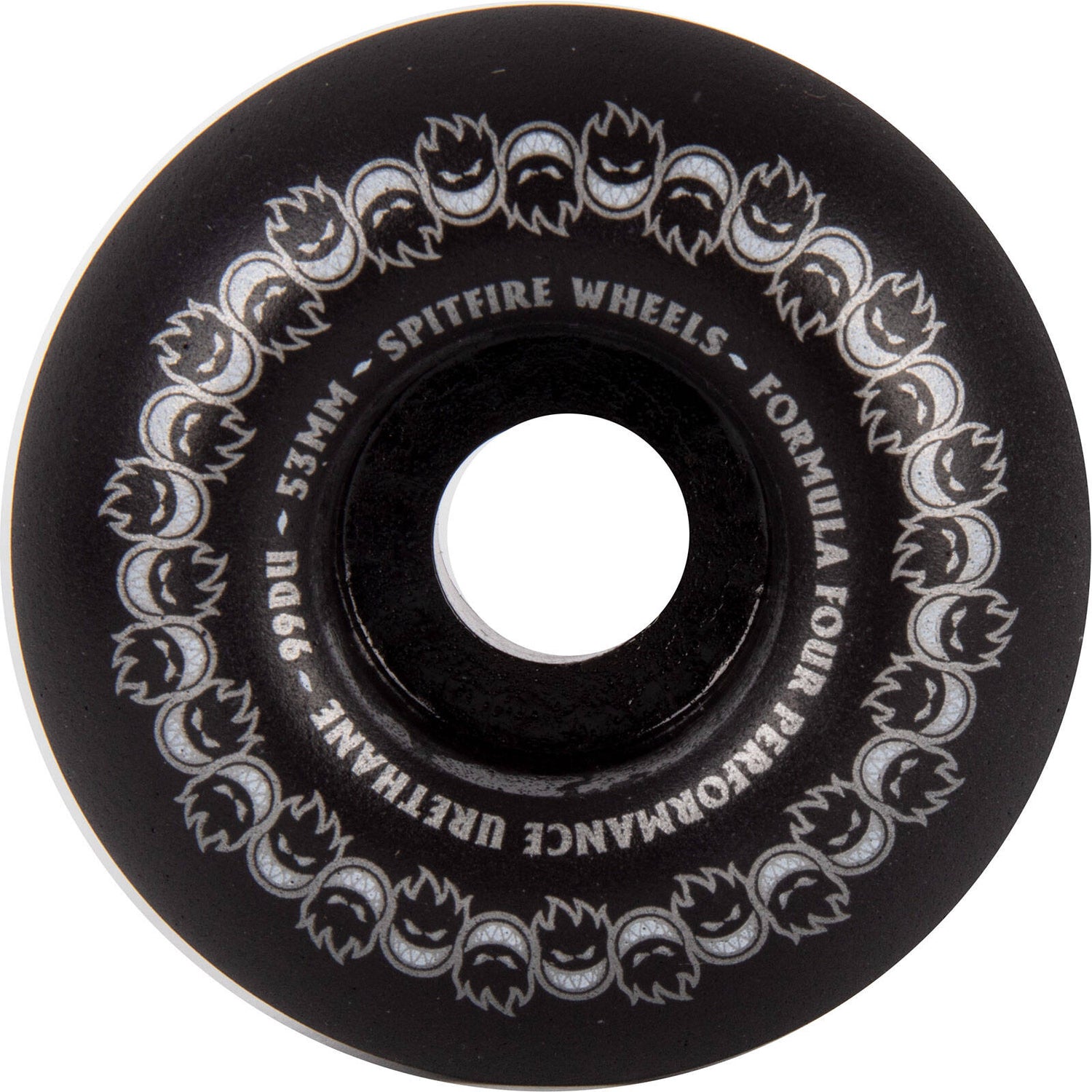 Spitfire Formula Four Repeaters Classic 99 Skateboard Wheels - Black 53mm