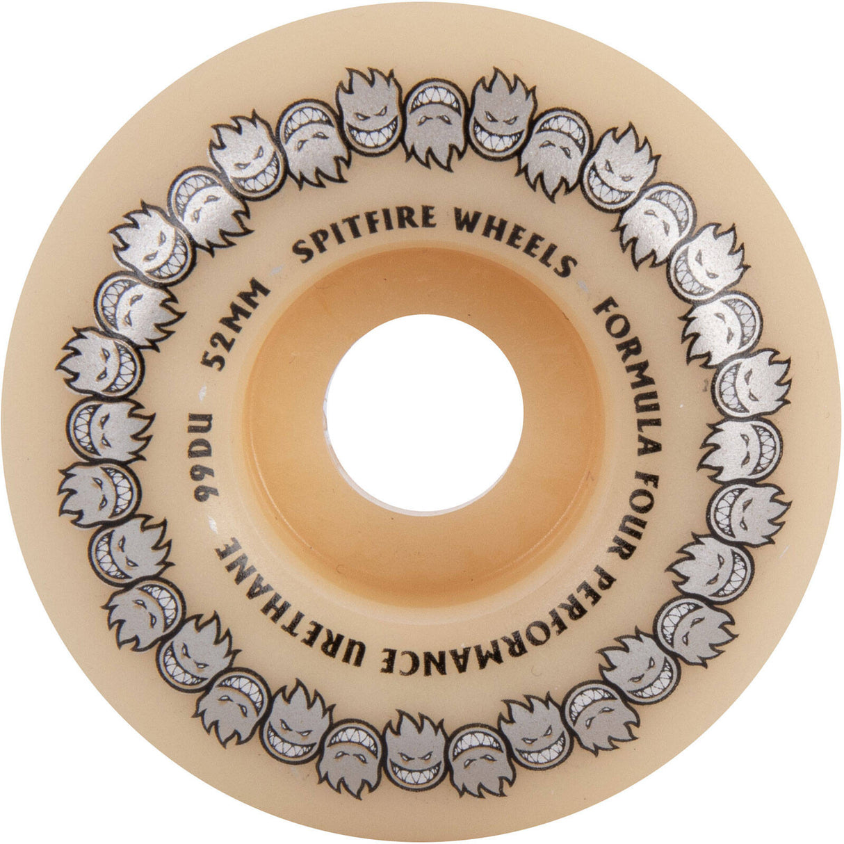 Spitfire Formula Four Repeaters Classic 99 Skateboard Wheels - White 52mm