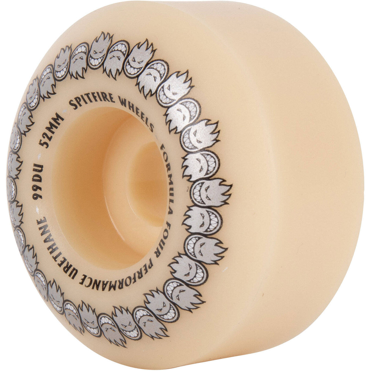 Spitfire Formula Four Repeaters Classic 99 Skateboard Wheels - White 52mm