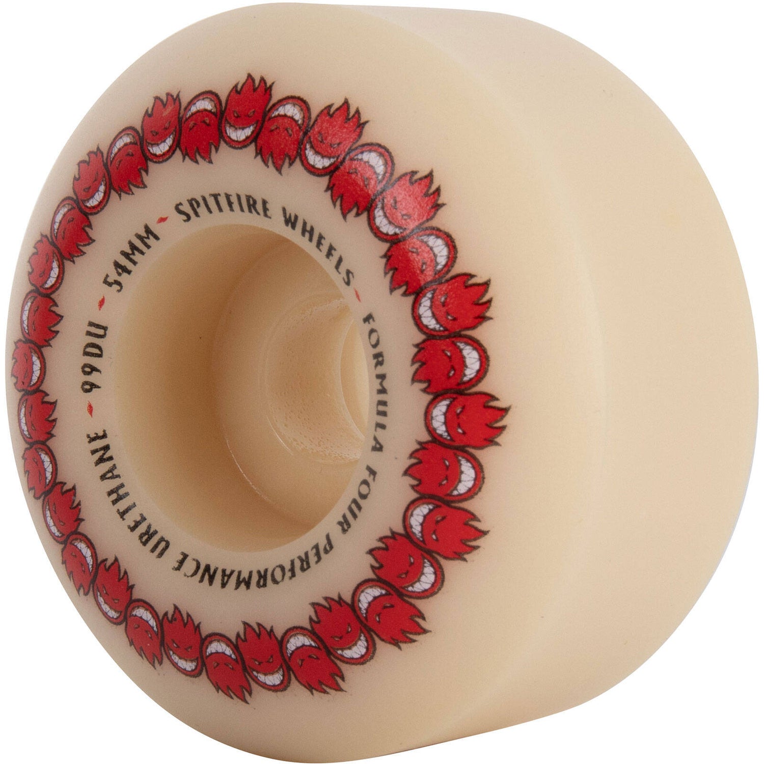 Spitfire Formula Four Repeaters Classic 99 Skateboard Wheels - White 54mm