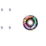 Spitfire Formula Four Friend Of Sk8 Like A Girl PR Skateboard Wheels - White/Purple Swirl 54mm