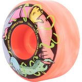 Spitfire Formula Four Friend Of Sk8 Like A Girl CO Skateboard Wheels - White/Pink Swirl 56mm