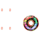 Spitfire Formula Four Friend Of Sk8 Like A Girl CO Skateboard Wheels - White/Pink Swirl 56mm