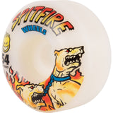 Spitfire Hell Hound Classic 99 Skateboard Wheels - White 54mm