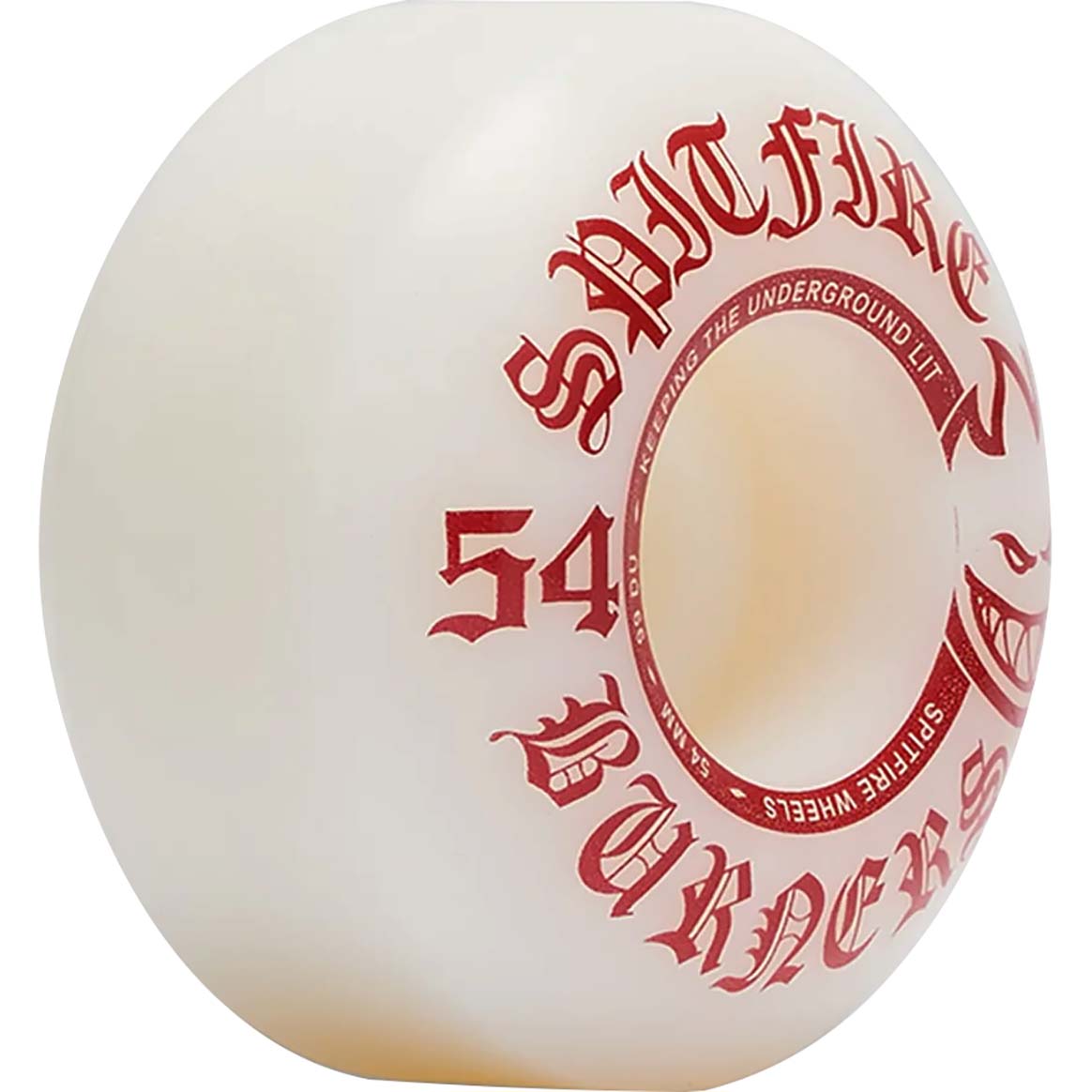 Spitfire Burner Skateboard Wheels - White 54mm