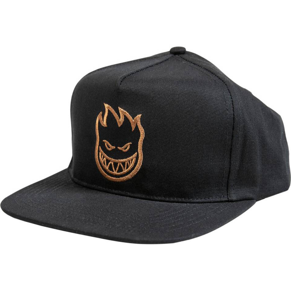 Spitfire Bighead Snapback Cap - Black/Brown