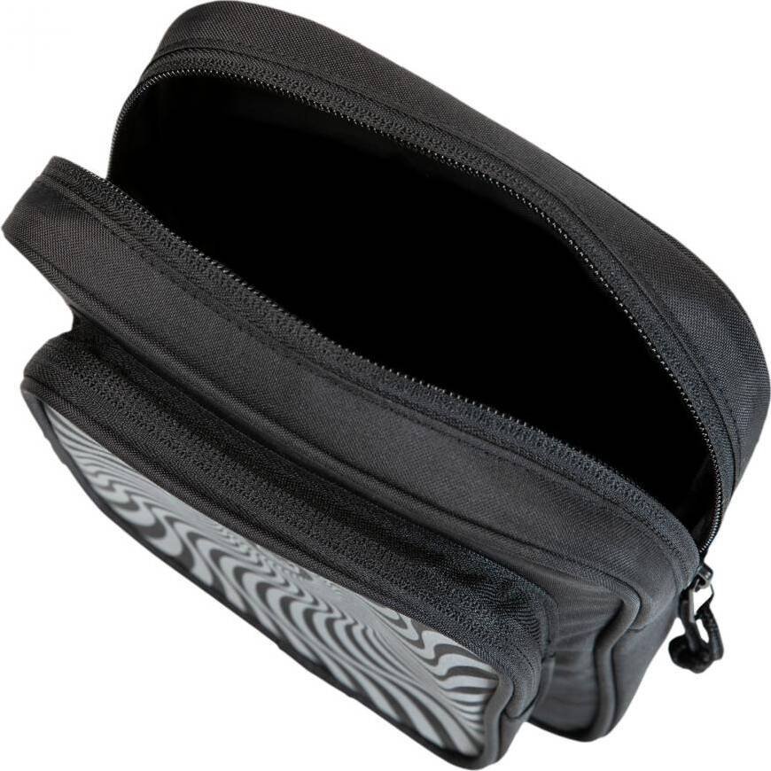 Spitfire Bighead Swirl Cross Body Bag - Black/Reflective