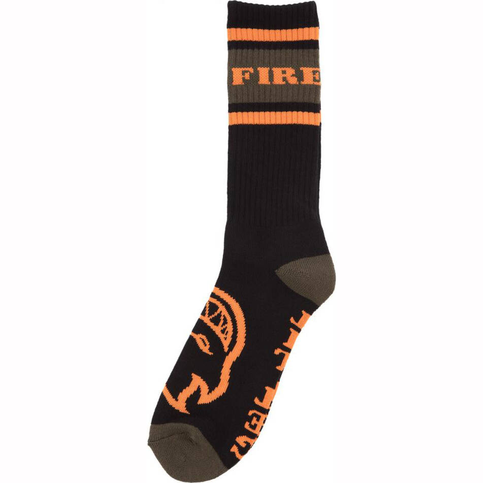 Spitfire Classic 87' Bighead Socks - Black/Orange/Olive