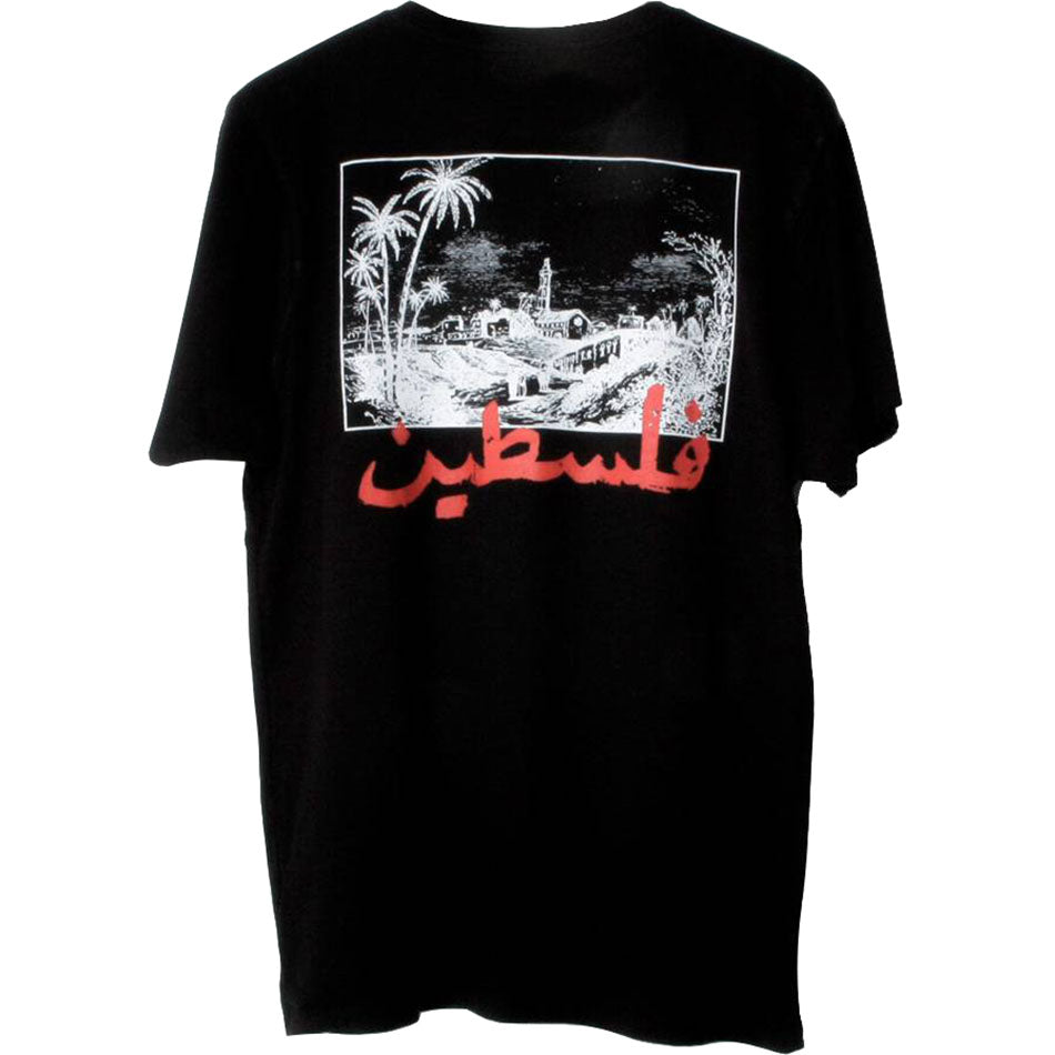 SkatePal Palms T Shirt - Black