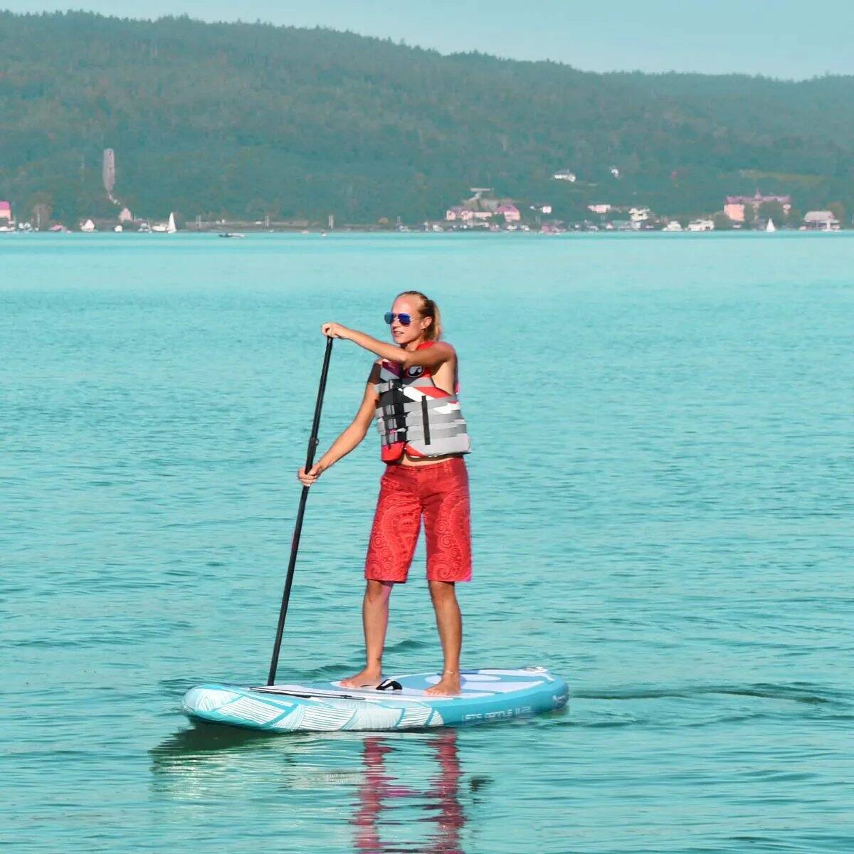 Spinera Let's Paddle iSUP w/Paddle, Leash, Pump, Bag - 12ft