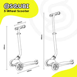 SQUBI Three Wheel Scooter - Pink
