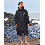 Saltrock Four Seasons Waterproof Changing Robe - Black/Red