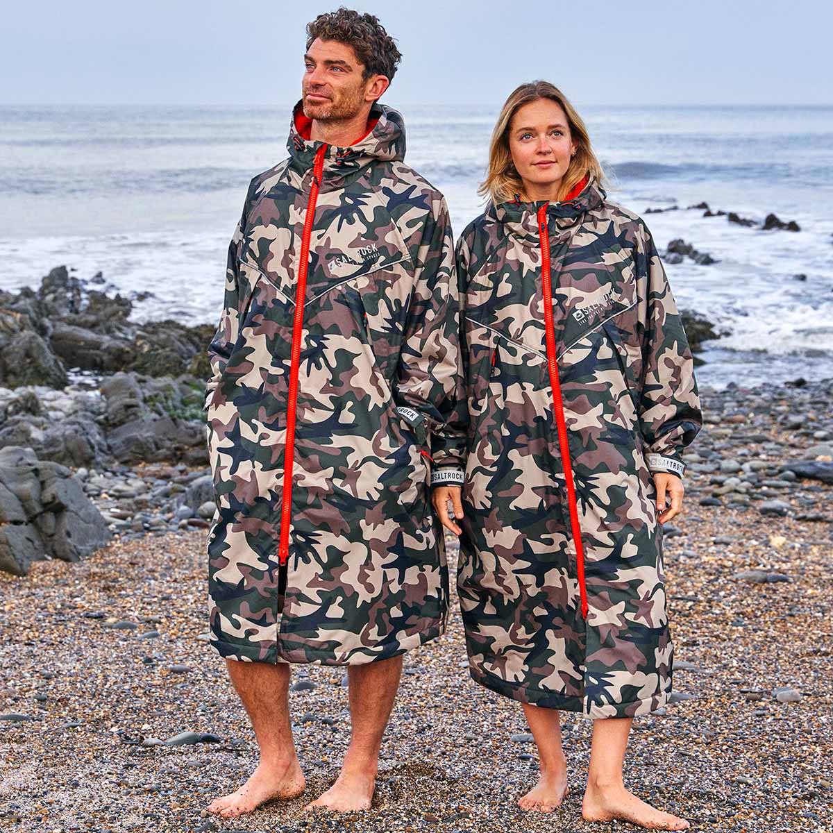 Saltrock Four Seasons Waterproof Changing Robe - Brown