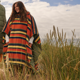 Saltrock Festival Reversible Poncho - Dark Green