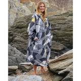 Saltrock Four Seasons Waterproof Changing Robe - Grey Camo
