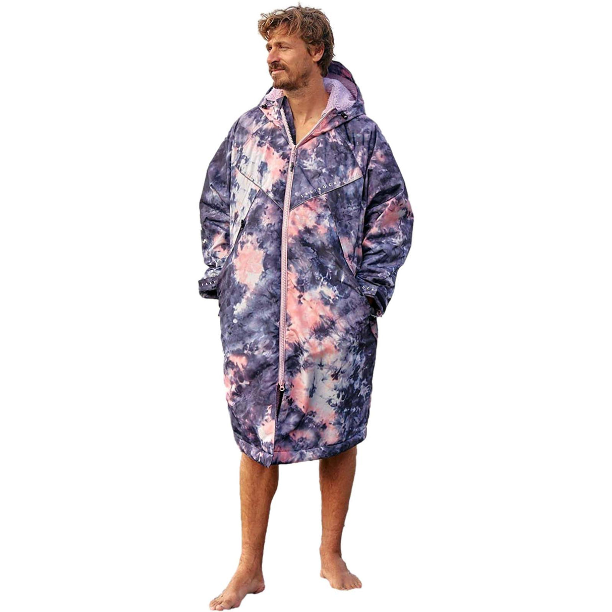 Saltrock Four Seasons Waterproof Changing Robe - Tie Dye Pink