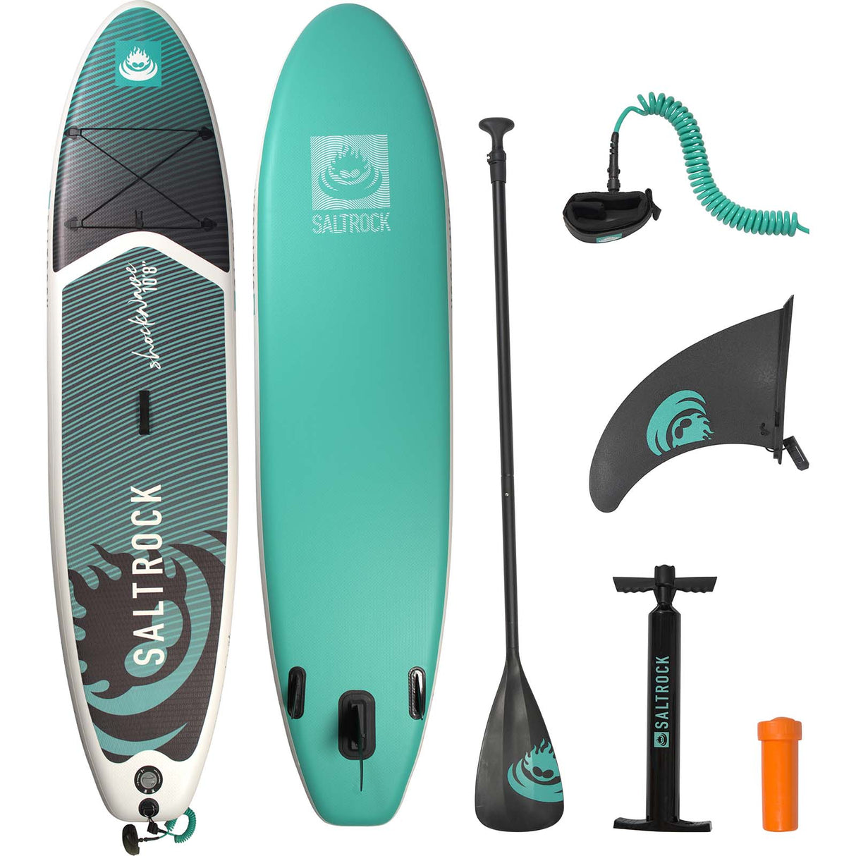 Saltrock Shockwave Inflatable SUP - Turquoise
