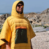 Saltrock Sunset Reversible Poncho - Yellow