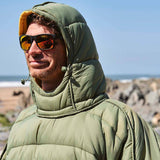 Saltrock Sunset Reversible Poncho - Yellow