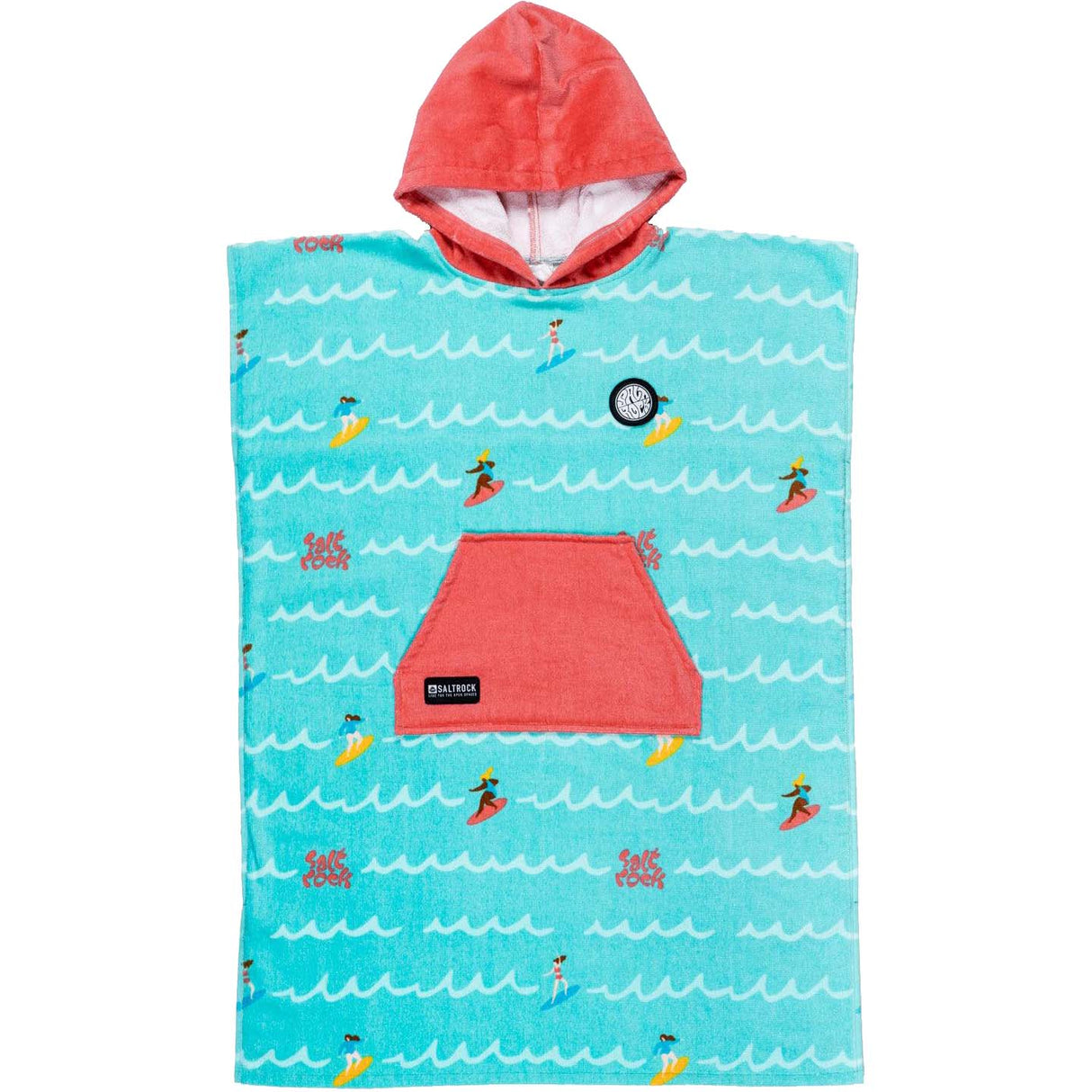 Saltrock Surf Sister Kids Changing Towel - Turquoise