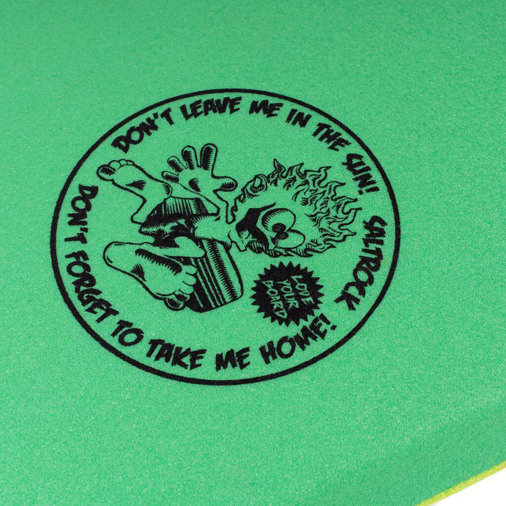 Saltrock Skullduggery 41" Bodyboard - Black/Green